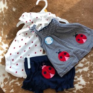 Ladybug outfit set